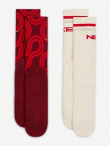 Nike Everyday Plus CNY Men's Mid-Calf Socks 2 Pairs HJ9384-900 - HJ9384-900 - View 3