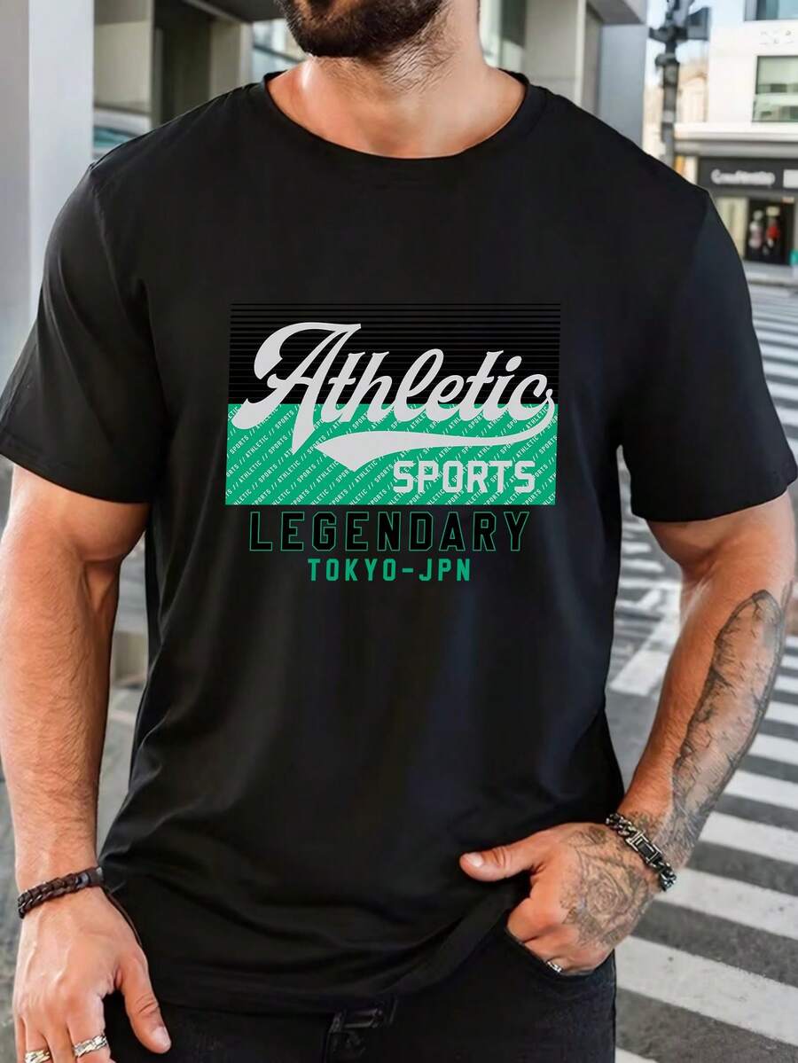 Camisetas de hombre - Negro - Ver 1