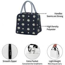 Large Capacity Insulated Leak-Proof Reusable Lunch Bag, Suitable For Work, Travel, School, Camping, Dating, Party, Beach, Gift Style - Multiple Styles - View 4