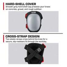 Protective Hard-Shell Rocker Knee Pads, 2 Pack - 1 - View 4