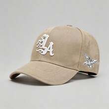 1pc Women's K2K "LA" Truck Driver Hats For Men Adjustable Hats, UV Protection Sun Hat, Perfect For Casual Wear, Parties, Trave - Multicolor - View 13