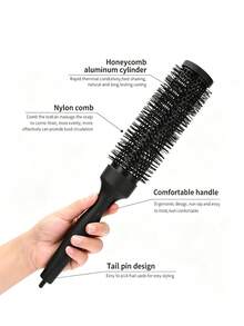 35cm Extra Long Curling Brush - Professional Styling Tool, Suitable For Blowout Styling And Voluminous Curls, Heat Resistant, Suitable For Salon Use - Multicolor - View 6
