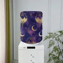 Water Dispenser Barrel Cover For 5 Gallon Water Bottlem, Moon Flowersprinted Durable Fabric Water Cooler Covers, Elastic Fabric Bucket Decor Protector Cover - Multicolor - View 16