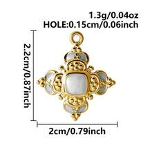 2pcs Vintage Niche DIY Pendant Accessories Bull Head Bull Horn Tree Of Life Flower Star Moon Cross Wish Tree Elephant Flower Multiple Styles Available Rich Style 304 Stainless Steel Material Top Hanging Hole Convenient For Chain And Rope Connection Easy DIY Bracelet Necklace Jewelry Material Sweat-Resistant Corrosion-Resistant Daily Wear No Fading Or Deformation Suitable For Gifts To Friends And Family - Vintage - View 47