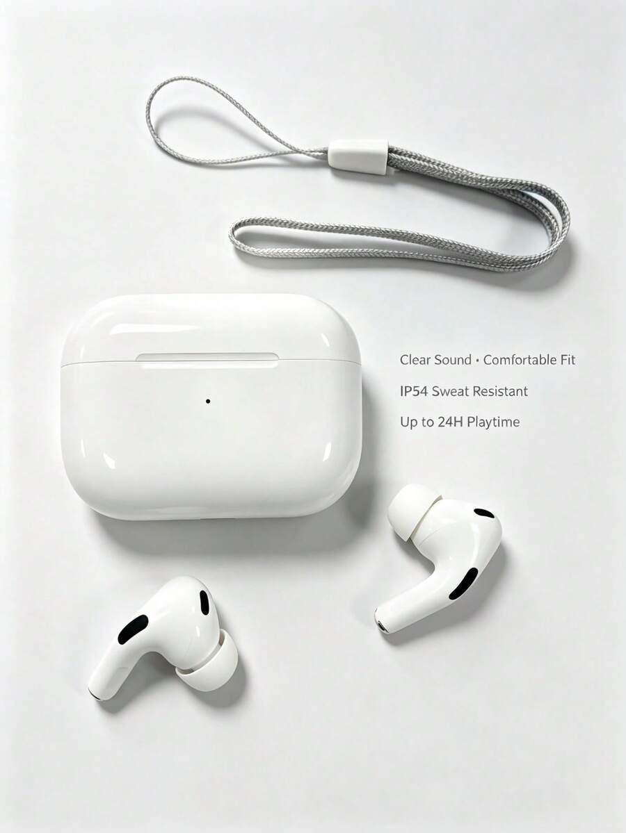 入耳式無線藍牙耳機,皮革質感,HiFi 高品質低音,長效續航,內建麥克風,相容 iOS/Android 系統,適合運動/跑步/健身/音樂/辦公/禮品 - A - 查看 1