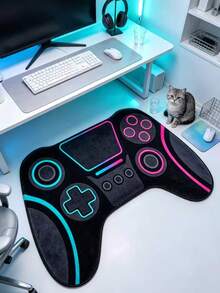 1 chiếc thảm trang trí họa tiết tay cầm chơi game phối màu, thảm trang trí phòng ngủ, thảm nhỏ, thảm trang trí nhà cửa, thảm phòng khách, thảm phòng khách nhỏ, thảm phòng ngủ, thảm trang trí phòng khách, thảm ngoài trời, thảm có thể giặt, quà tốt nghiệp - Nhiều màu - Xem 2