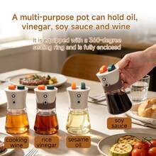 1pc New Olive Oil Spray Bottle, Kitchen Essential, Can Hold Soy Sauce, Vinegar, Seasoning, Suitable For Camping, BBQ, Baking, Cooking, Salad And More, Multiple Styles Available, Leak-Proof Kitchen Oil Bottle, Edible Oil Spray Bottle, Olive Oil Bottle, Fitness Salad BBQ Spray Oil Bottle, Vinegar Bottle. - View 10