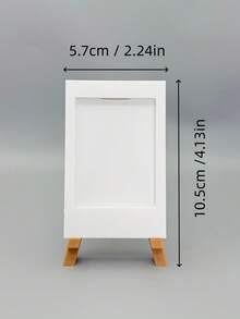 White Mini Instant Photo Frame, Easel-Style Photo Display Stand, Reusable Desktop Photo Decor, Versatile Desktop Decoration For Multiple Occasions, Ideal Gift For Friends, Classmates And Family, Perfect Gift For Birthday, Anniversary And Holiday - Multicolor - View 8