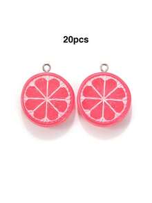 10/20/100pcs Double-Sided Lemon Slice Jewelry Accessories DIY Earrings Pendant Keychain Phone Charm Bag Pendant Doll Machine - Small Lemon Slices - View 12