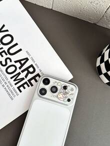 1pc Cute Astronaut Rocket Cartoon Print Full Coverage 9H Hardness Camera Lens Protector, Compatible With IPhone 18 Pro Max/18 Pro/17 Pro Max/17 Pro, Space Planet Pattern, Anti-Oil Anti-Drop Anti-Explosion, Bubble-Free Auto-Adsorption, Easy Installation - Clear - View 6