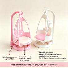 Hamster Swing Chair Toy - Adorable Hanging Hammock Bed, Designed For Small Pets To Provide A Comfortable Space For Swinging, Resting And Playing! The Product Is , Durable And Suitable For Cage Use. - A - View 4