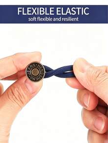 20/10/5/1pcs Denim Jeans Button Extender, Unisex Waistband Extender, Stretchable No-Sew Instant Belt Extender, Metal And Silicone Material, Suitable For Jeans, Trousers, Neckline - Multicolor - View 6