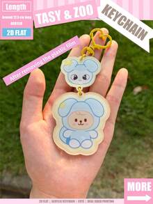 K-Pop Sk Keychain, Straykidd Keychain, IN, Know, Tasy Derivative Design, Acrylic Keychain, Cute Design, Bag Decoration/Car Key Decoration, Suitable For Family And Friends - Tasy Style - View 8