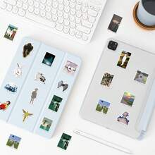 50pcs Dream Core Aesthetic Stickers, Self-Adhesive Waterproof Sticker Set, Suitable For Phone, Luggage, Backpack, Violin, Storage Box, Game Console, Power Bank, Laptop, Etc., Dreamy Stickers - Multicolor - View 10