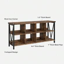 Sofa & Console Tables - Brown - View 6