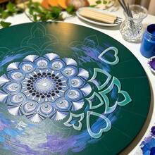 Set Templat Mandala PET Transparan 42 Buah, Stensil Kerajinan Seni DIY dengan 14 Pola Dasar & 3 Ukuran, Sempurna untuk Lukisan Titik, Pola Geometris, Seni Mandala, Menjahit Kain, Quilting, dan Proyek Kerajinan Tangan DIY Kreatif - Klasik - View 9