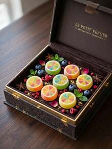 6-Cavity Lemon Slice Silicone Mold, Heat Resistant, Easy Release, 3D Fresh Fruit Shape Chocolate Ice Cube Mold For Home Baking, Suitable For Chocolate Making, Beverage Ice Cubes, Cake Decoration, Home Party Baking, Handmade DIY - Multicolor - View 10