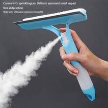 4-In-1 Glass Squeegee With Scraper And Sprayer, 3-In-1 Window Cleaner, Multi-Function Handheld Window Squeegee, Spray, Clean And Scrape, Suitable For Windows, Tiles, Car Windshields, Mirrors, Bathroom Cleaning Tools, Kitchen, Bathroom, Home Use - Multicolor - View 2