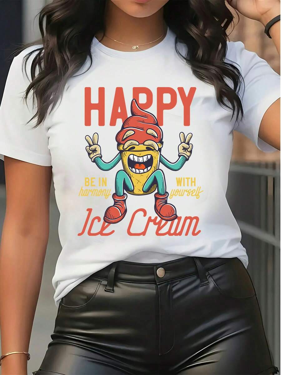 Women T-Shirts - White - View 1