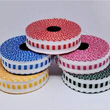 5 Rolos de 10 metros Passa Fita Falso Cores Diversas - 100% Poliester - Multicolorido - Visão 2