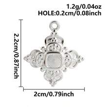 2pcs Vintage Niche DIY Pendant Accessories Bull Head Bull Horn Tree Of Life Flower Star Moon Cross Wish Tree Elephant Flower Multiple Styles Available Rich Style 304 Stainless Steel Material Top Hanging Hole Convenient For Chain And Rope Connection Easy DIY Bracelet Necklace Jewelry Material Sweat-Resistant Corrosion-Resistant Daily Wear No Fading Or Deformation Suitable For Gifts To Friends And Family - Vintage - View 17