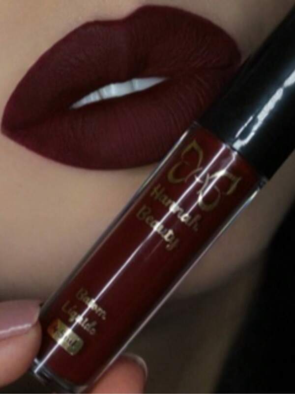 Batom Liquido Matte Hannah Beauty Tom Bella (Bordô)