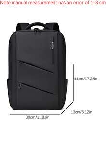 1pc Large Capacity Multifunctional Business Backpack With Luggage Strap And Multiple Compartment Storage, Suitable For Business And Commuting - Multicolor - View 12