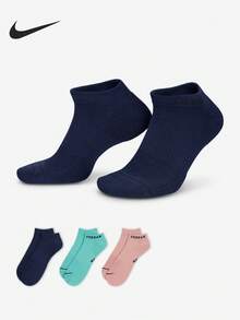 Nike Authentic Baru Kaos Kaki Olahraga Bernapas untuk Latihan 3 Pasang DX9656-914 - DX9656-914 - View 1