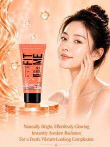 Maybelline 美寶林 Nude Glow Radiance 乳液 #03 試用裝 5ml，1/3件可選，改善肌膚紋理，三重精華保濕，維生素C亮白，提亮膚色，適合中性至油性肌膚 - 美寶蓮早C管素顏霜 03 - 查看 3