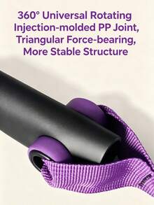 New Contrast Color Foot Resistance Band, 6-Tube Yoga Auxiliary Rope, Sit-Up Training Leg Stretching Band, Yoga Mat Hand Resistance Band Elastic Rope, Suitable For Abdominal And Arm Fitness, Applicable To Various Occasions, Super Convenient To Use Anytime And Anywhere - Multicolor - View 7