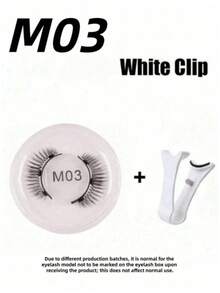 Magnetic False Eyelashes Set, Natural Reusable Magnetic Fox Eye Lashes, Enhance And Lengthen Eyelashes, Halloween, 3D Curly Fluffy Glue-Free Comfortable Wear, With Strong Magnets - Multicolor - View 11