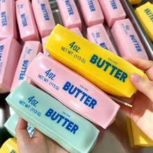 1pc Soft Butter Stick, Voice-Controlled Stress Relief Handmade Ball, Popular Butter Stick, Realistic Food Toy Stress Relief Product, Squeeze Release Toy - Birthday Gift - Surprise Gift - Holiday Gift - Best Gift - Gift - Christmas Gift - ASMR Voice-Controlled Toy - Soft Squeeze Toy - Multicolor - View 10