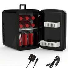 Crystals 15L Compact Mini Electric Refrigerator – Cooler & Warmer - UK Plug(220-240V) - View 7