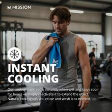 Original Cooling Towel - Soft, Durable Microfiber - Cools Up To 2 Hours - UPF 50 Sun Protection - Machine Washable - SafetyYellow - View 7