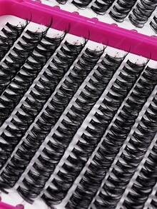 CMAYOME 544/640pcs DIY Eyelash Clusters, Single Eyelashes, Thick And Fluffy D-Shaped Curled Grafting Eyelashes, 8-16mm Mixed Length, Suitable For Various Makeup Looks, Including Eyelash Glue, Lightweight And Reusable Eyelashes, High Cost-Effectiveness - Multicolor - View 11