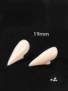 1 Pair Resin Fangs, Suitable For Cosplay Props, Vampire Teeth, Zombie Teeth, Tiger Teeth, Christmas Costume Accessories - Multicolor - View 6