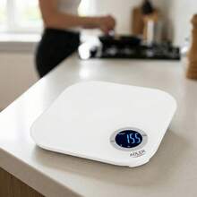 Adler Kitchen Scale, Digital Kitchen Scale, Large Platform Food Scale - 10kg Capacity, Water/Milk Volume Calculator, Tempered Glass 218x218mm, Tare Function - Kitchen scales - View 3