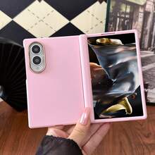 1pc Solid Color Popular Business Fashion Shockproof Anti-Slip Smart Phone Case, Foldable Phone Case, Compatible With Samsung Anti-Drop Protective Case, Phone Case Compatible With Samsung Galaxy ZFold8, Foldable Case For Boys And Girls, Phone Case, Back To School Season, School Opening Season, - Multicolor - View 13