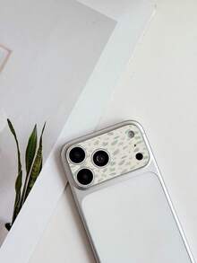 1pc Minimalist Fresh Green Leaf & Small Flower Cream Pattern Screen Protector For IPhone 18 Pro Max/18 Pro/17 Pro Max/17 Pro, Anti-Oil, Anti-Fall, Anti-Explosion, Bubble-Free, Auto-Adsorption, Easy Installation - Flower - View 10