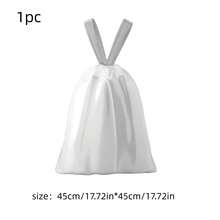 75PCS/15pcs/1pc 4 Gallon Small Drawstring Trash Bags, Disposable Garbage Bags, Trash Can Liners, Back To School Dorm Waste Bags For Bathroom, Kitchen, Bedroom, Office, Apartment, Travel, Small Bins And Daily Home Cleanup - A - View 14