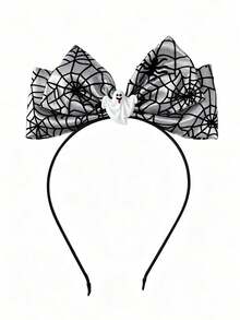 1pc New Halloween Bow Headband Pumpkin Ghost Eyeball Design Head Hoop Festival Party Costume Headwear - Multicolor - View 8