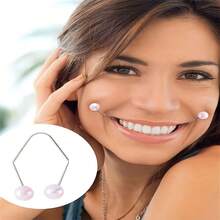 6pcs Facial Dimple Trainer, Smile Shaper, Portable Smile Enhancer & Muscle Exercise Tool, Facial Massage Roller For Facial Contouring - Multicolor - View 1