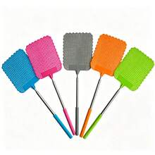1PC Extendable Stainless Steel Rod Indoor Fly Swatter, Fruit Fly Catcher, Mosquito Catcher, Indoor Insect Killer, Summer Essential (Random Color), Gardening Supplies, Summer, Kitchen Accessories, Gardening, Kitchen, Must Have - Multicolor - View 10