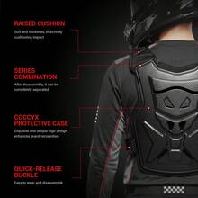 1pc Motorcycle Armor, Black Off-Road Motorcycle Armor, Motorcycle Protective Gear Backpack, Chest & Back Protector For Motorcycle Racing, Knee & Elbow Pads, Essential Motorcycle Chest & Back Protector For Riders, Gift For Motorcycle Riders (Men & Women) - A - View 9