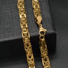 Street Hip-Hop Punk Style Stainless Steel 18K Gold-Plated Bracelet, Suitable For Daily Wear By Men Women, Classic Fashionable Gift Jewelry - Gold - View 4