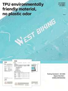 WEST BIKING 500ML Large Capacity Cycling Water Bottle Foldable Storage Odorless Dustproof Bite Suction Type Bicycle Water Cup Durable Leakproof Easy To Clean MTB Road Bike Water Bottle - Multicolor - View 9