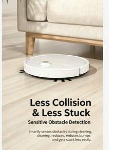 Smart Robot Vacuum Cleaner, 3-In-1 Sweep, Vacuum, Mop Automatic Cleaning Machine, USB Rechargeable Remote Control Robot Vacuum, Anti-Fall, Powerful Suction, Low Noise, Large Water Tank, Home Use - Remote Control Robot Vacuum Cleaner - View 9