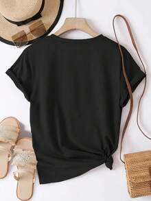 Women T-Shirts - Black - View 3