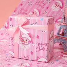 36/72 Sheets Premium Christmas Wrapping Paper (Includes Stickers) - Snowflake, Christmas Tree And Other Holiday Patterns, Suitable For Gift Wrapping And Decoration, Christmas Paper - Style C - View 2