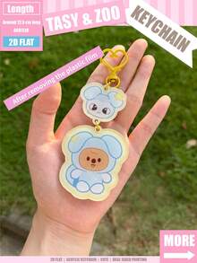 K-Pop Sk Keychain, Straykidd Keychain, IN, Know, Tasy Derivative Design, Acrylic Keychain, Cute Design, Bag Decoration/Car Key Decoration, Suitable For Family And Friends - Tasy Style - View 11